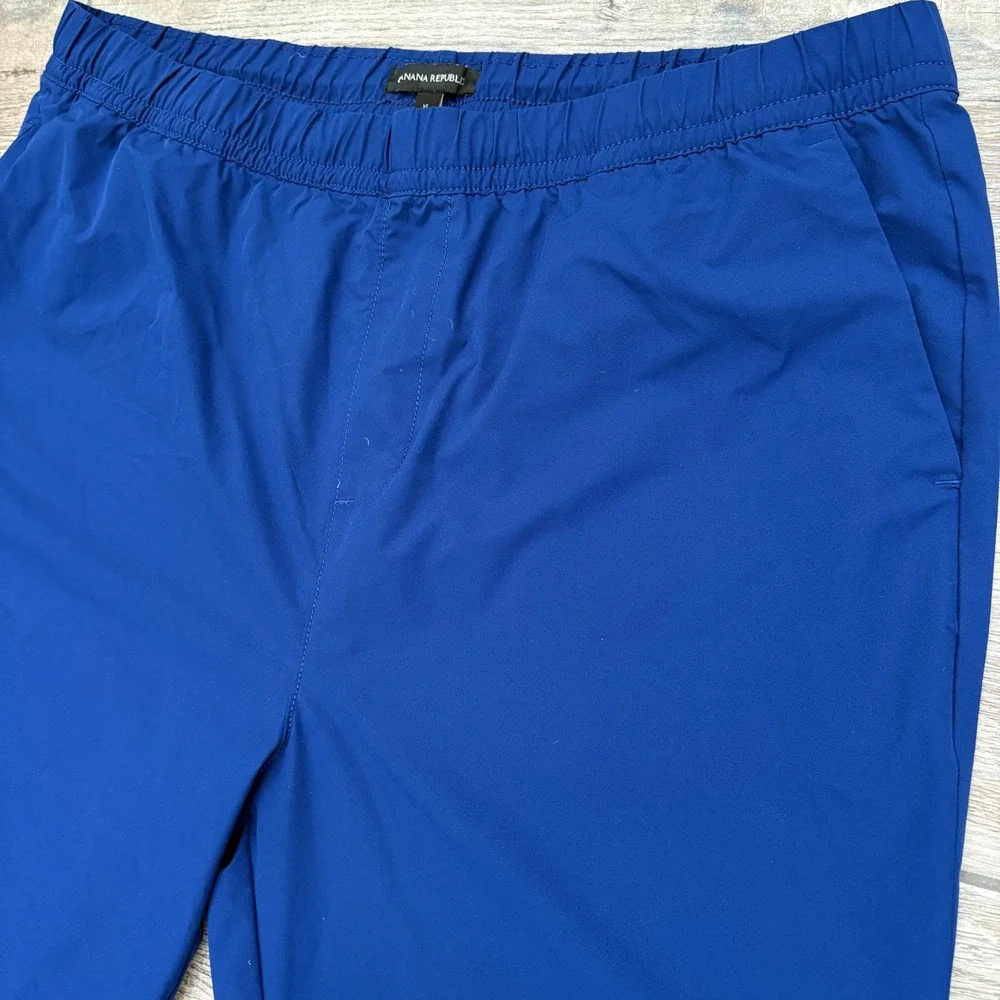 Banana Republic Performance‎ Jogger Pants Elastic Waist Casual Workout Blue XL